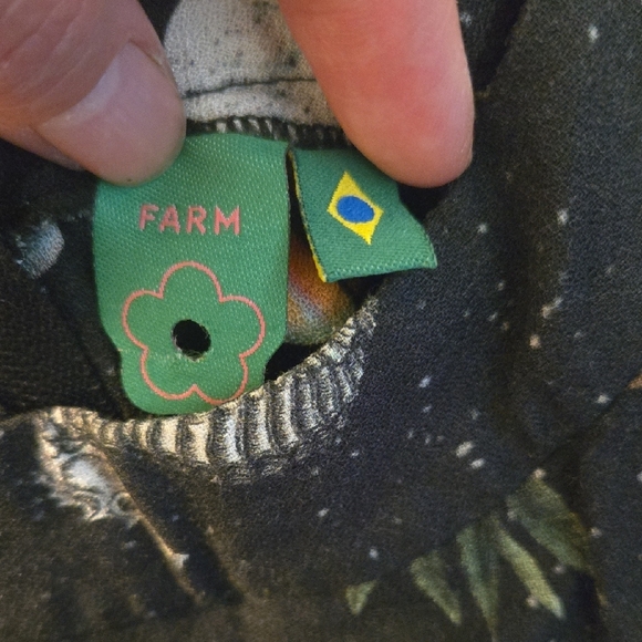 Farm Rio Floral Black Mini Dress - Picture 2 of 4